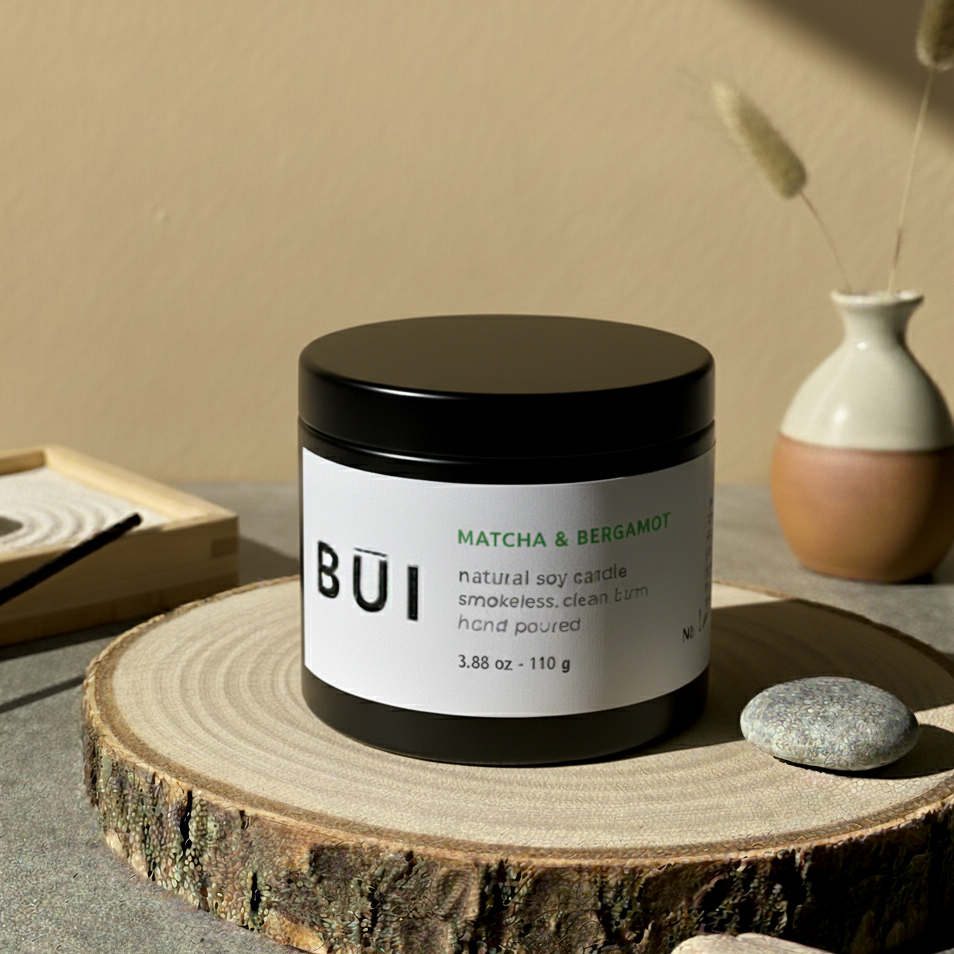 MATCHA & BERGAMOT – Clean Tranquility Candle 4 oz Tin