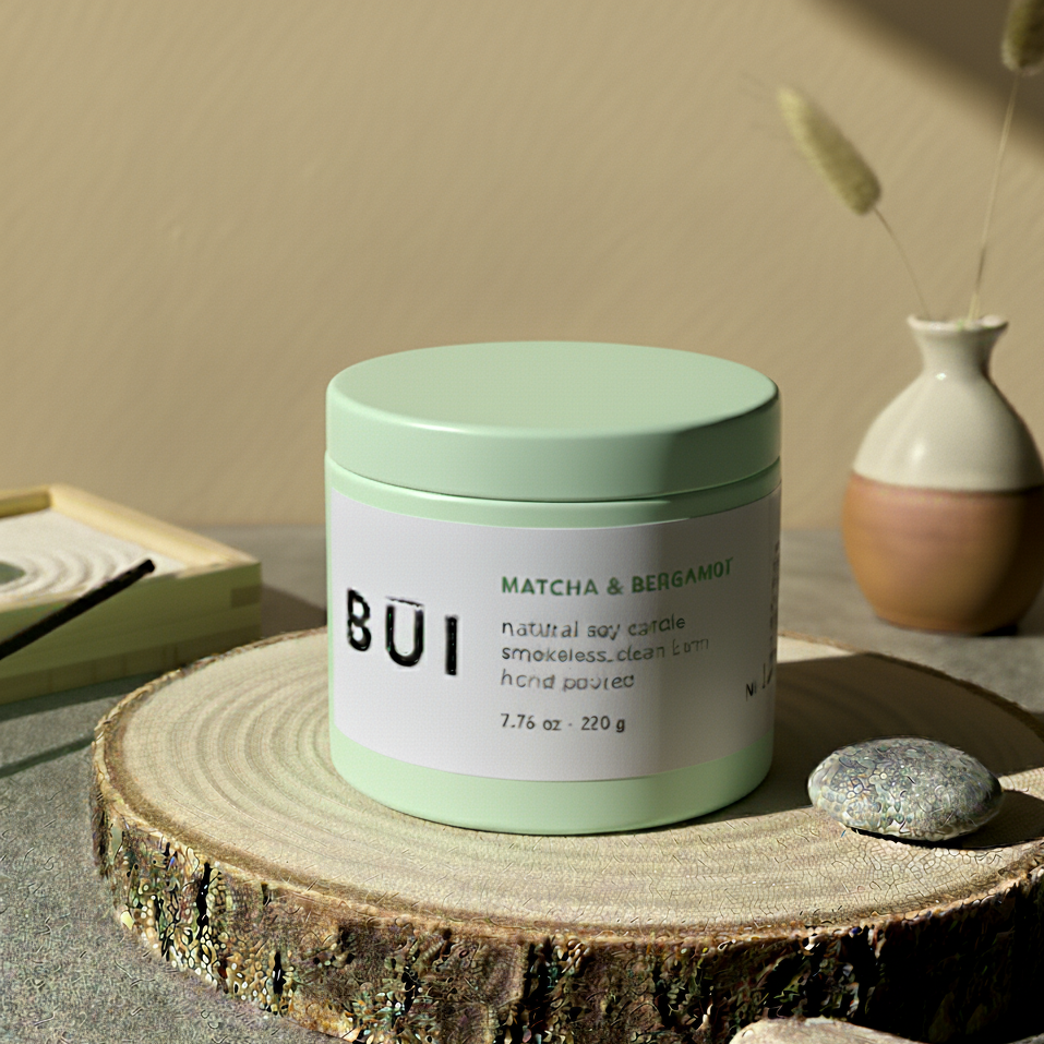 MATCHA & BERGAMOT – Clean Tranquility Candle 8 oz Tin