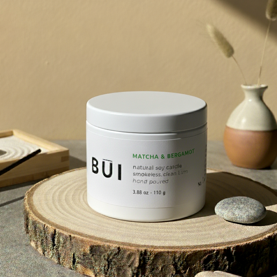 MATCHA & BERGAMOT – Clean Tranquility Candle 4 oz Tin